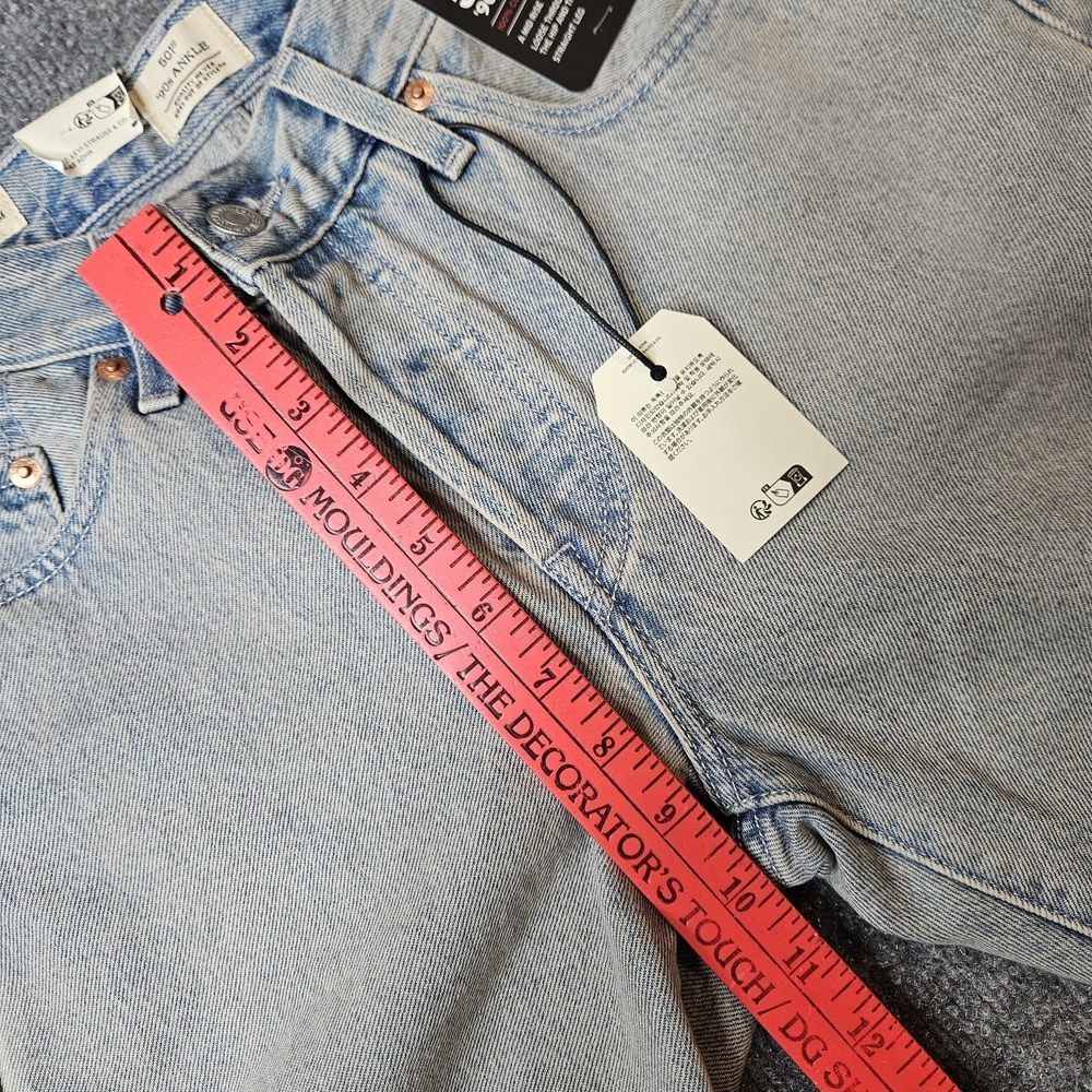 NWT Levi's Women's 501 90s Ankle Jeans Size 23 Antique Light Wash Midrise - Picture 8 of 9
